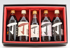 5本組ギフトセット　なごみ酢バージョン